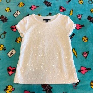 Girls’ Gap sequin shirt 🎀